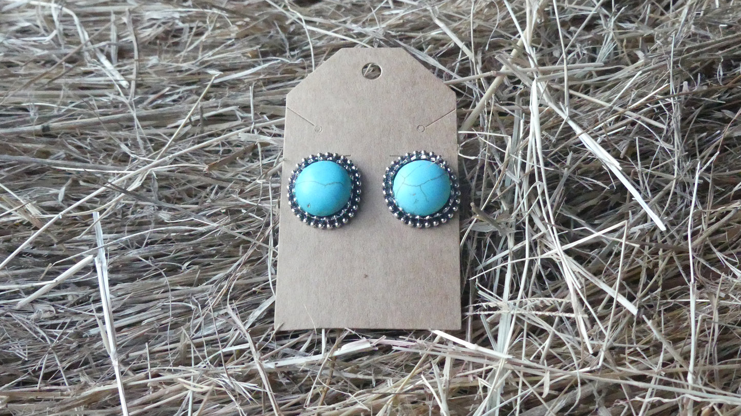 Circle Dot Studs