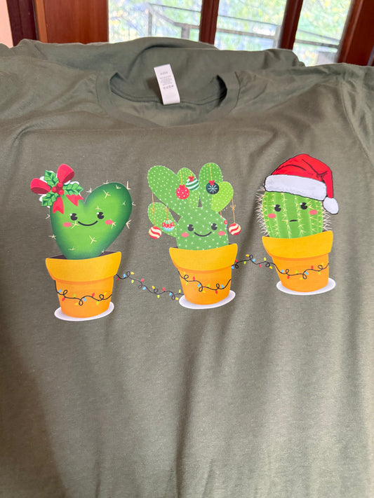 CHRISTMAS CACTUS SHIRTS